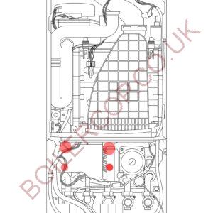 87167713250 - WORCESTER - Greenstar CDI Compact - Greenstar 32 CDI Compact - Plate Hex Seals